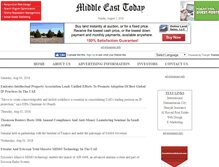 Tablet Screenshot of middleeasttoday.net